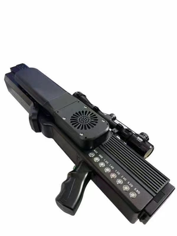  红河手持便携式枪型低空防御反制八通道